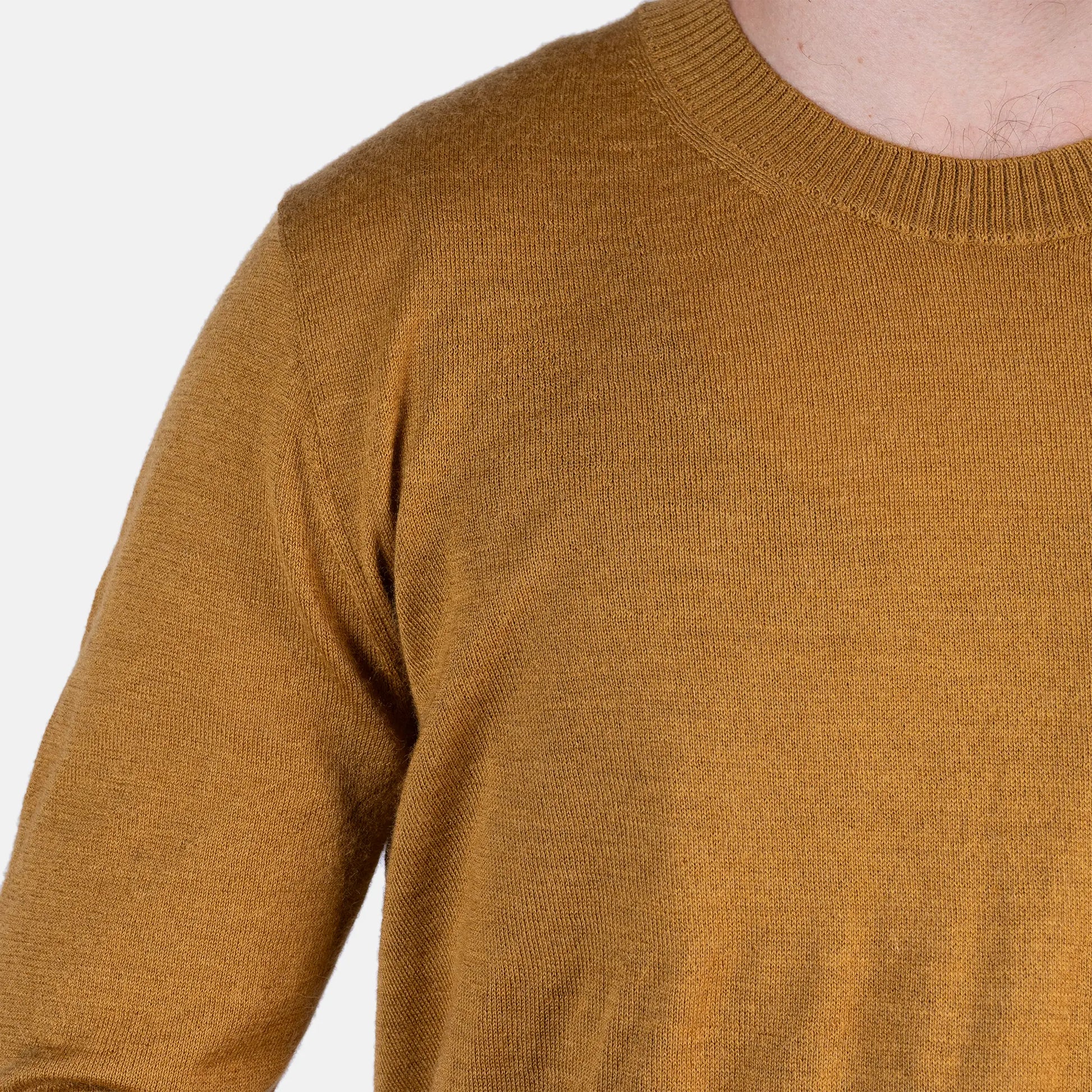 men comfortable alpaca wool turtleneck sweater color gold