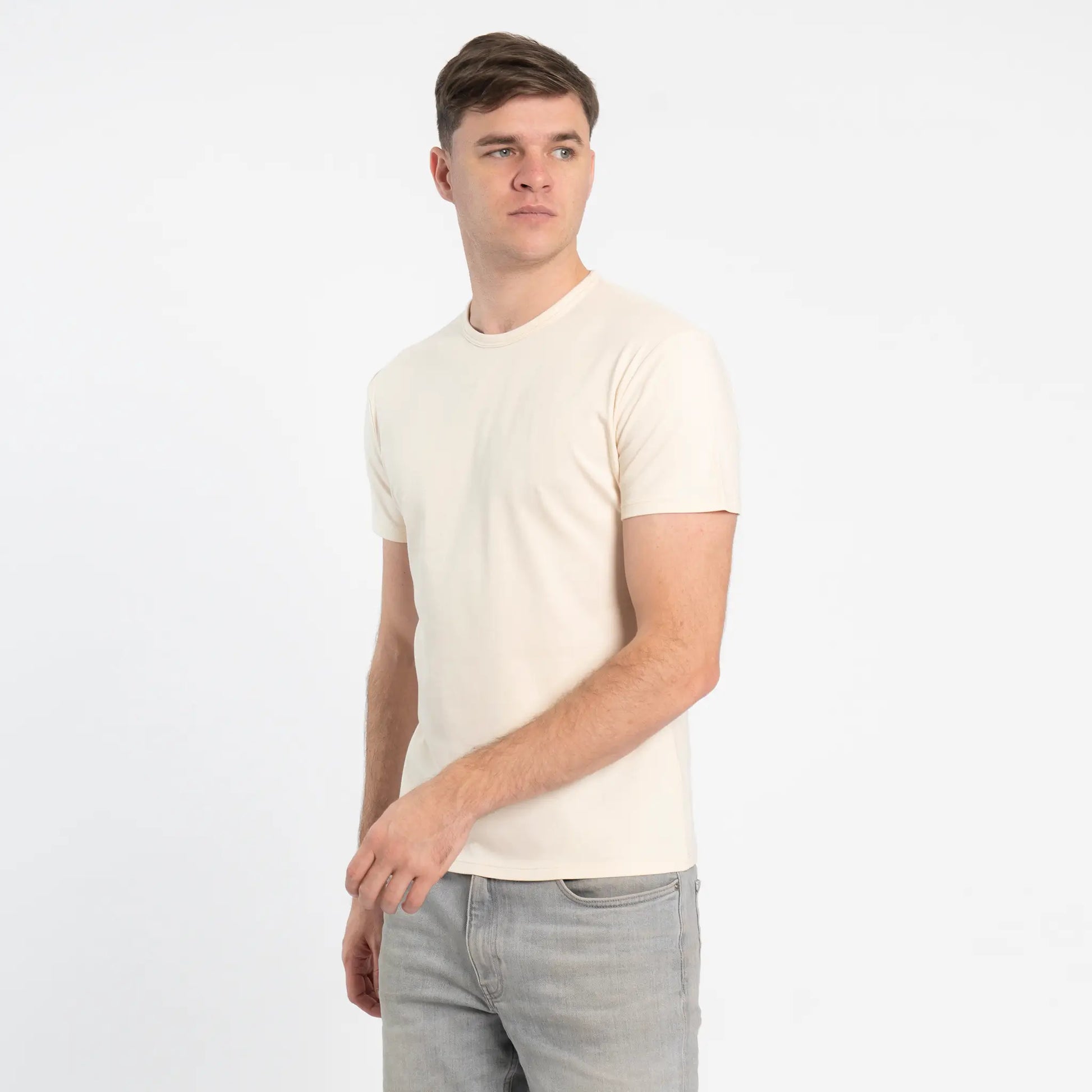 Men's Organic Pima Cotton T-Shirt color Undyed