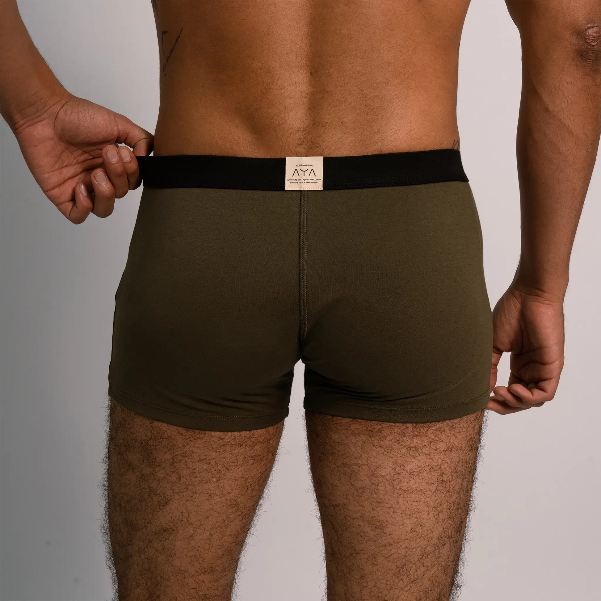 mens natural dye bower wfly color green