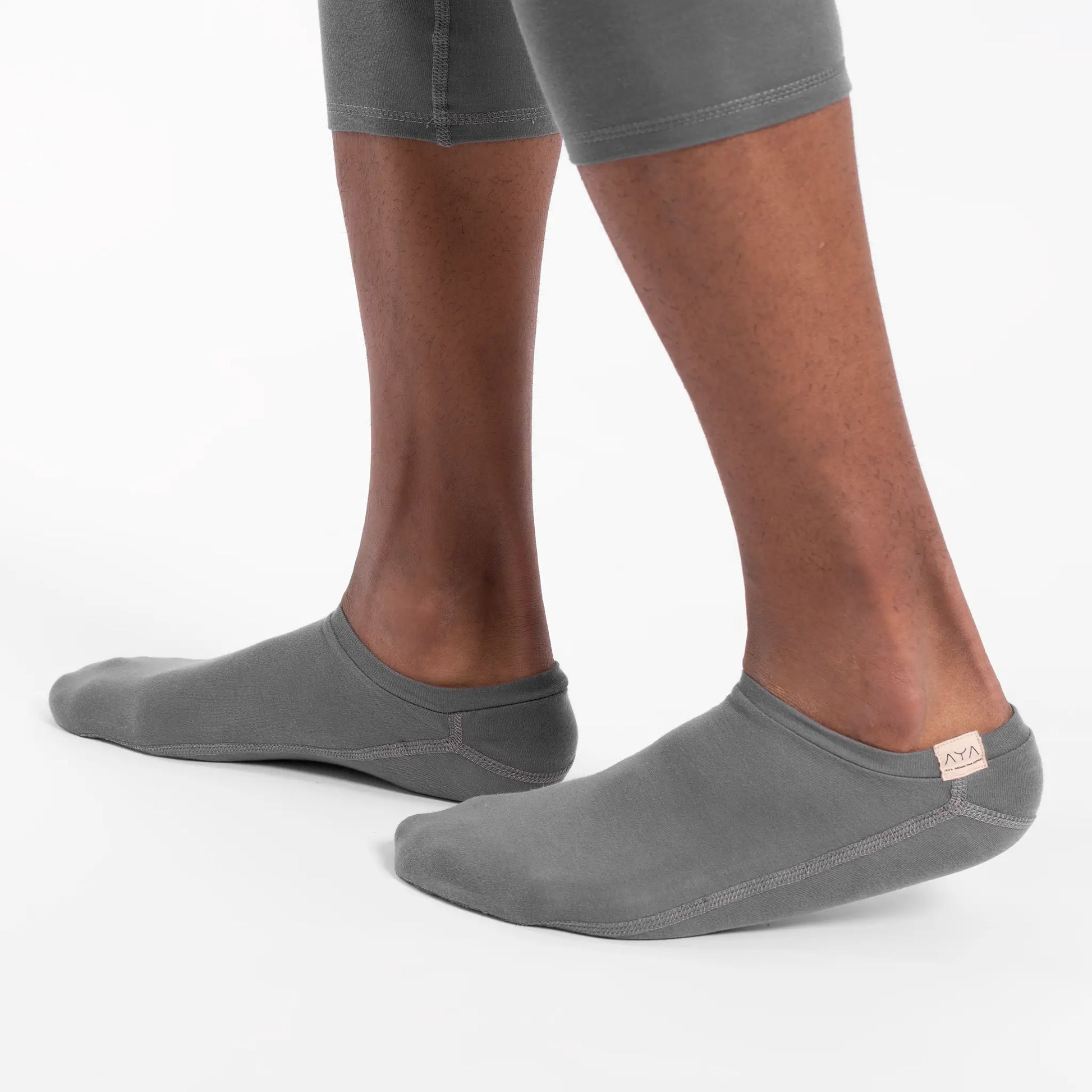 unisex slipper socks low impact color natural gray