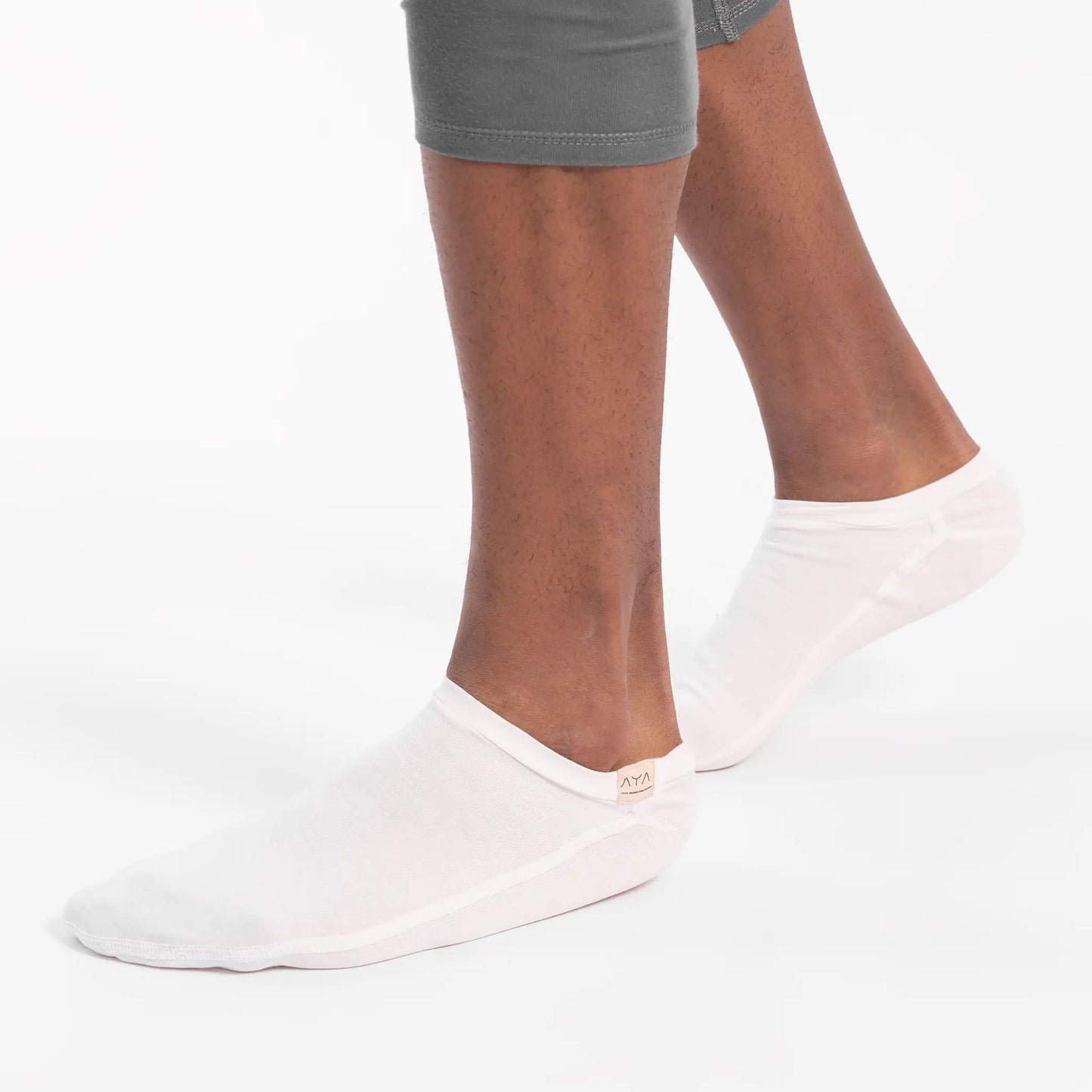 unisex slipper socks single origin color white