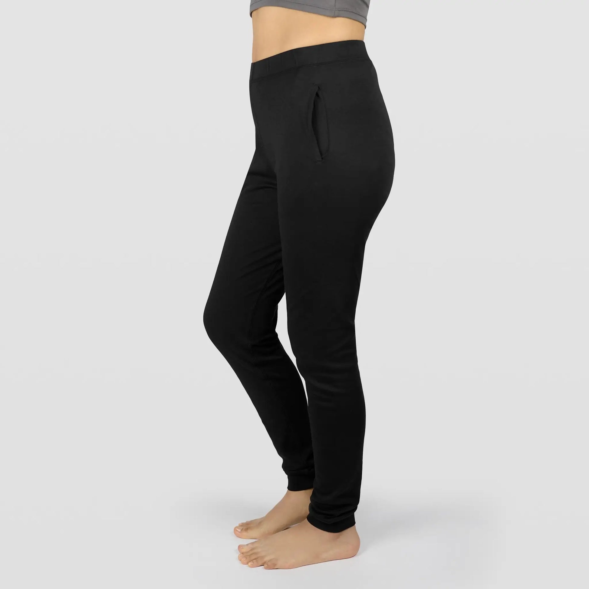 womens ecological joggers color black