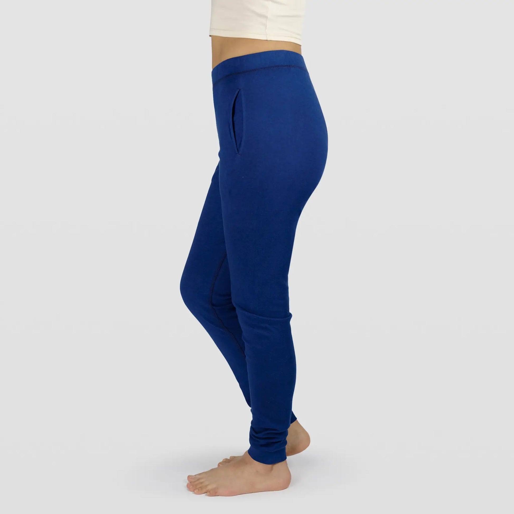 womens indoor joggers color natural blue