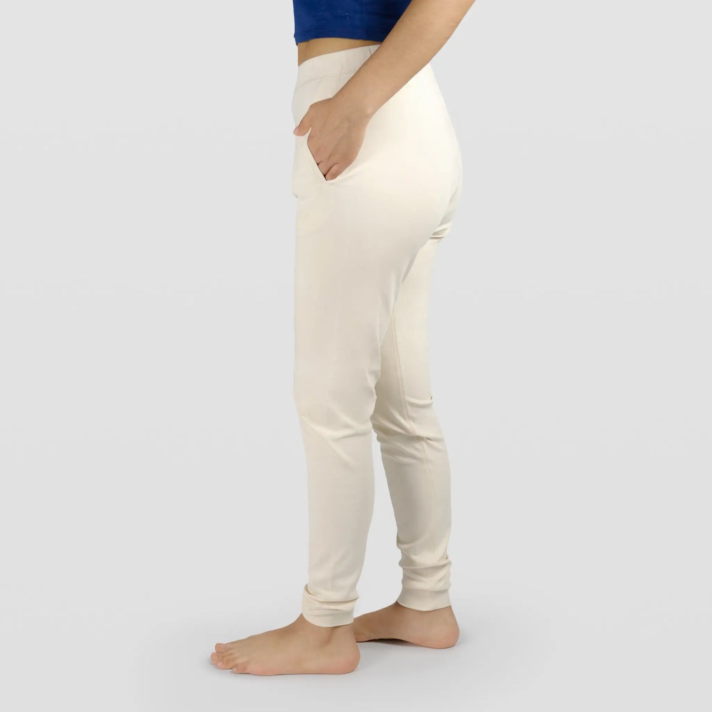 womens indoor joggers color undyed