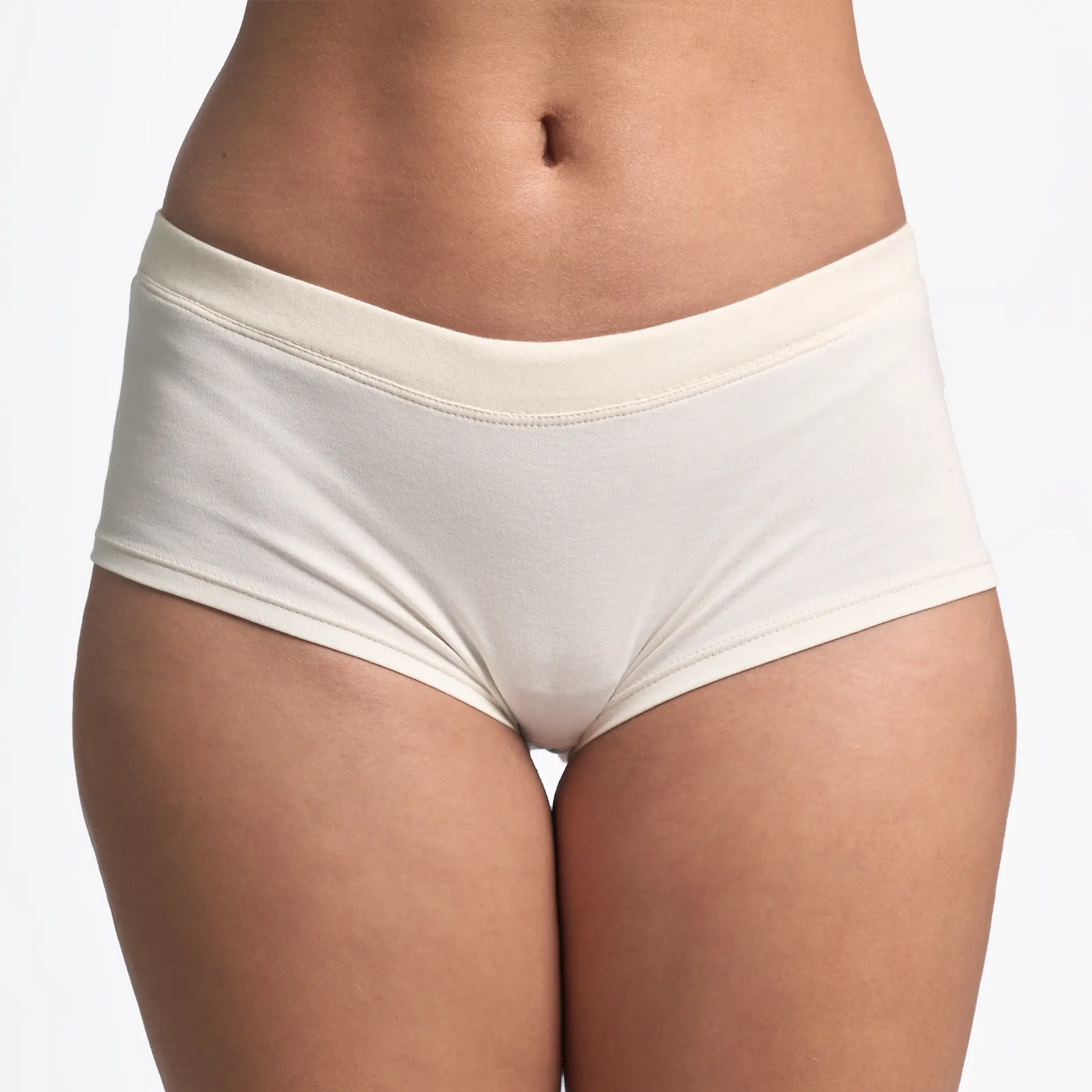 Women's Organic Pima Cotton Panties color Undyed