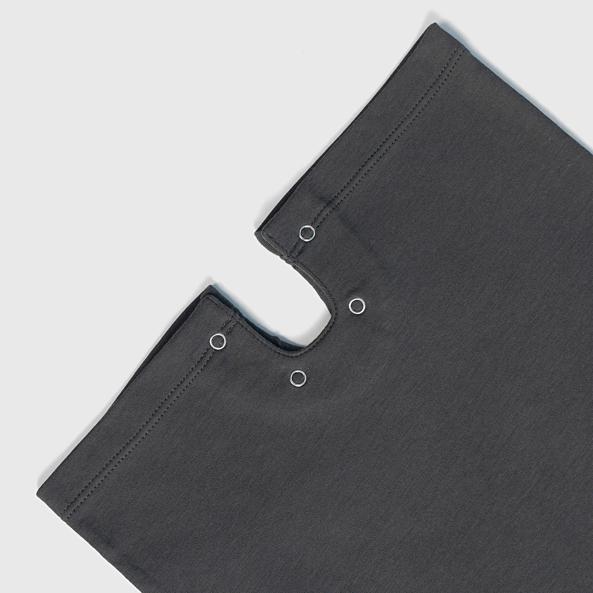Baby Boy Organic Pima Cotton Sleeveless Romper color gray