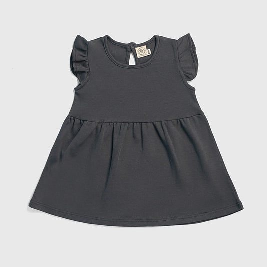 baby girl all occasions dress color gray