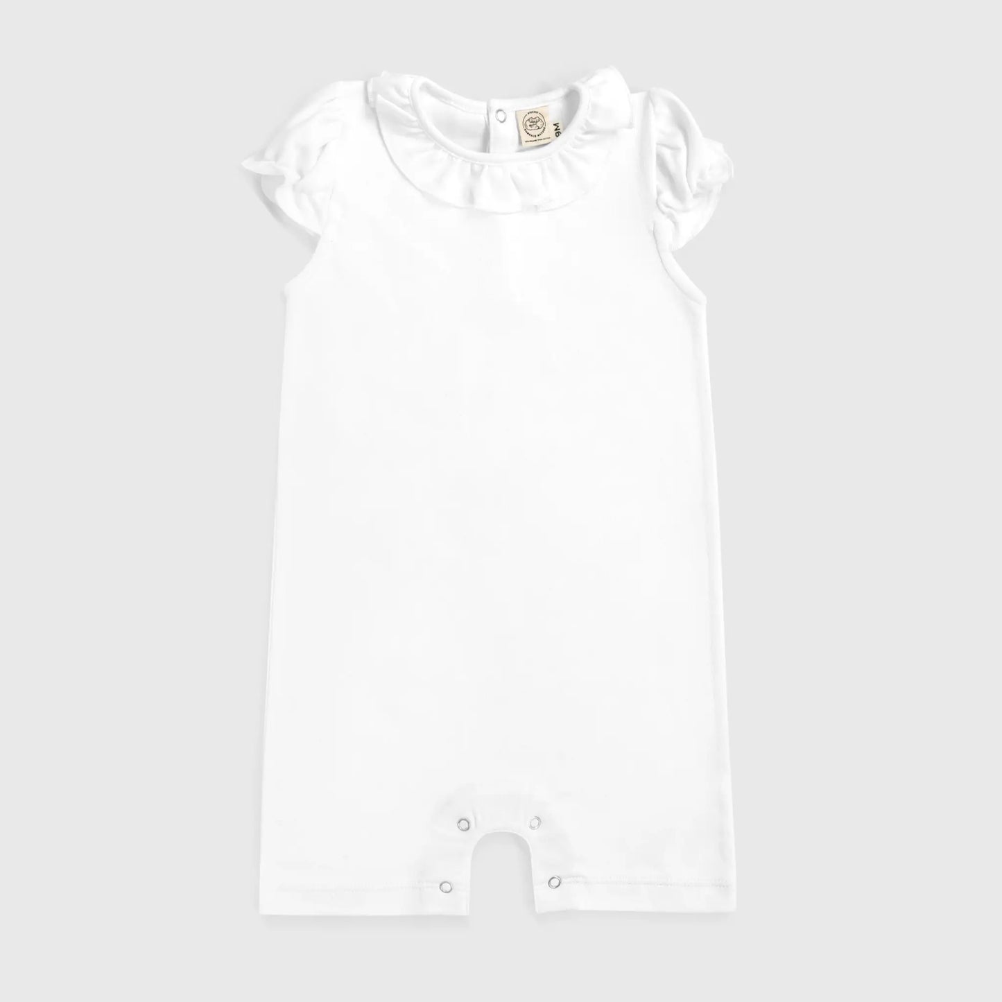 Baby Girl Organic Pima Cotton Sleeveless Romper cover