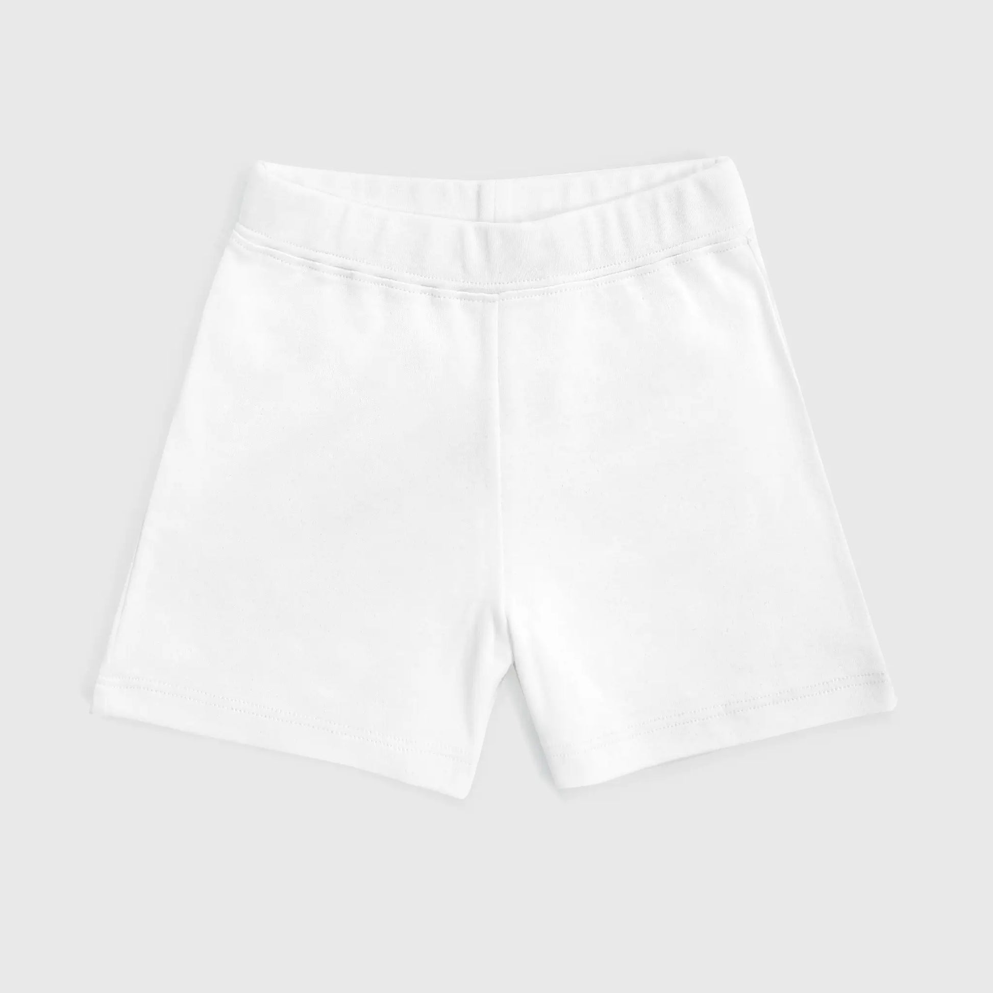 Baby's Organic Pima Cotton Shorts color white