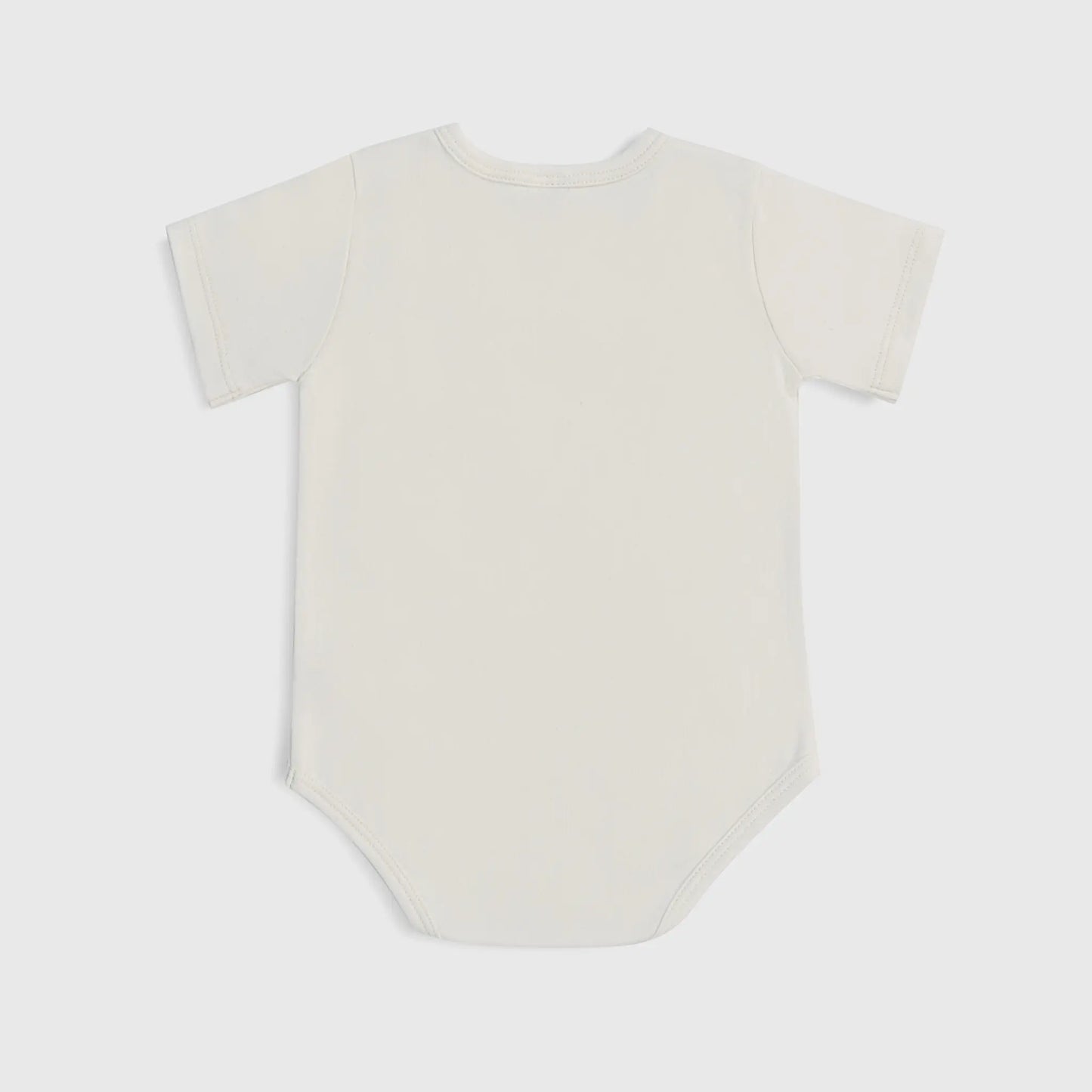 babys finest cotton short sleeve bodysuit color Undyed