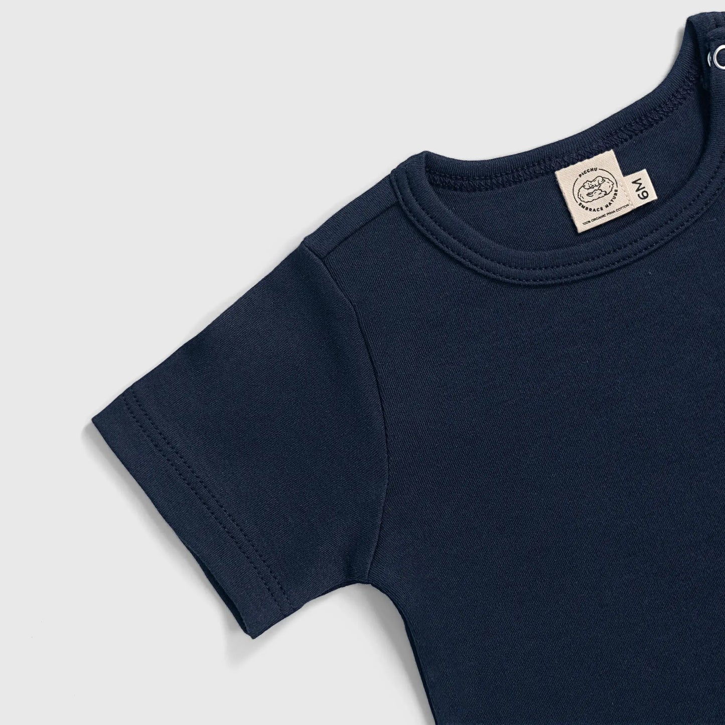 Baby's Organic Pima Cotton Tee color Navy Blue