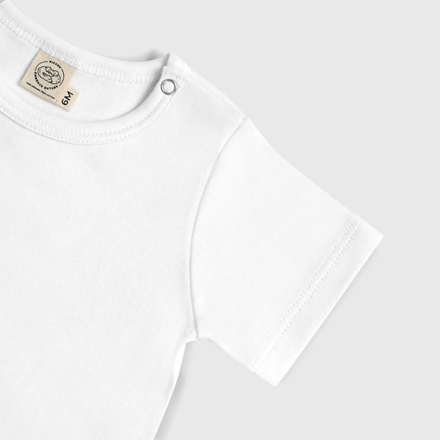 Baby's Organic Pima Cotton Tee color White