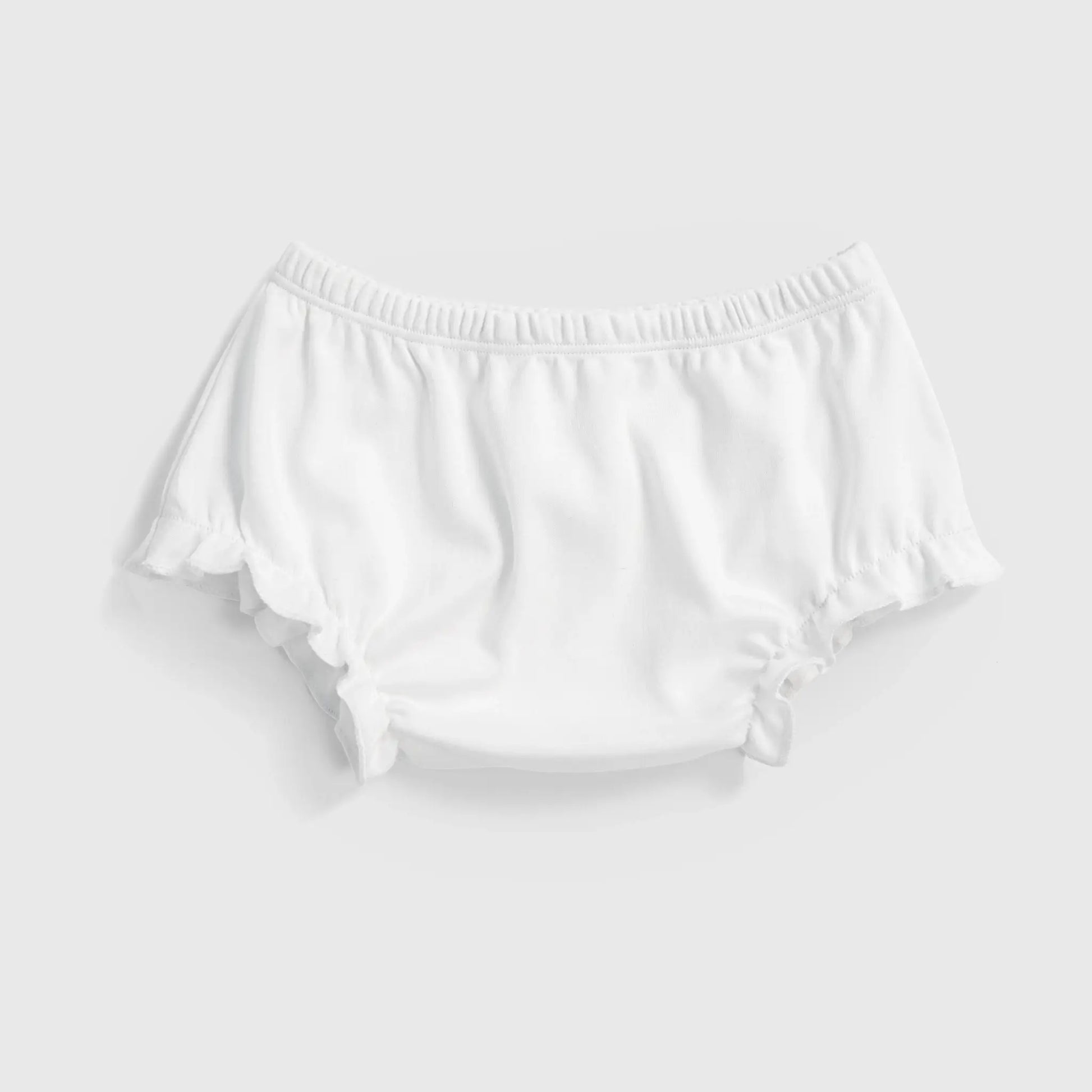 Baby's Organic Pima Cotton Diaper Cover color white