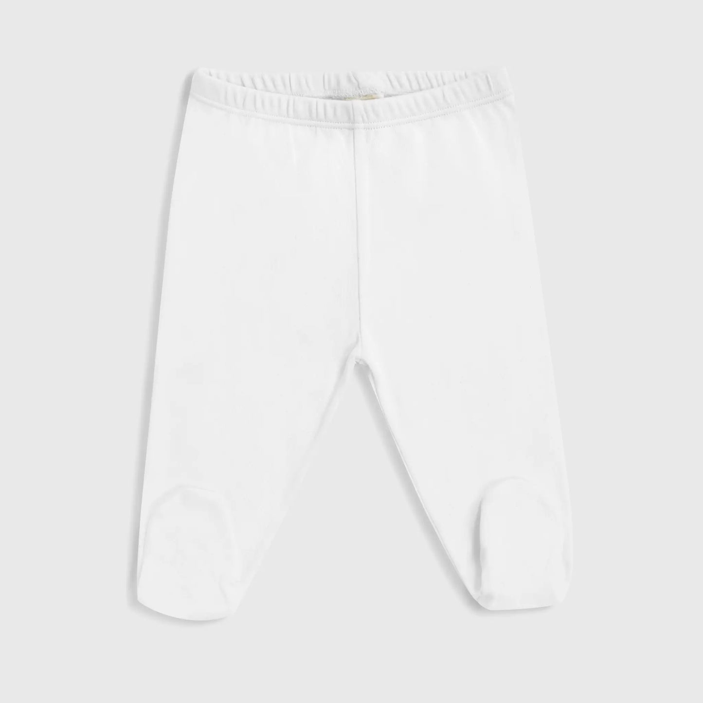 babys plastic free pants color white