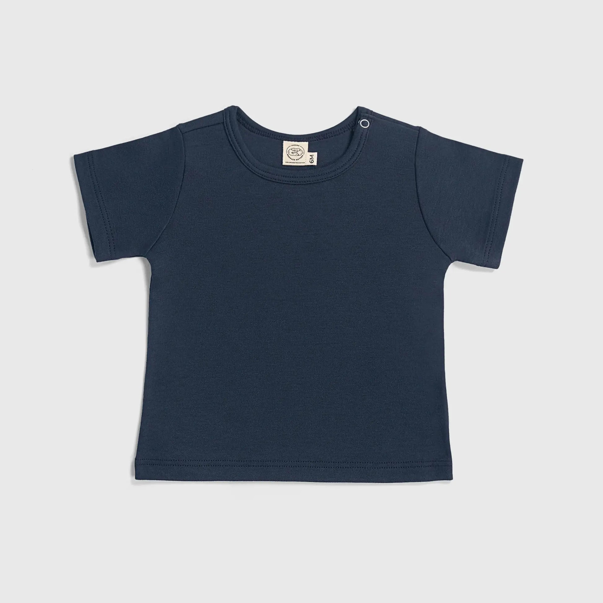 babys single origin tee color navy blue