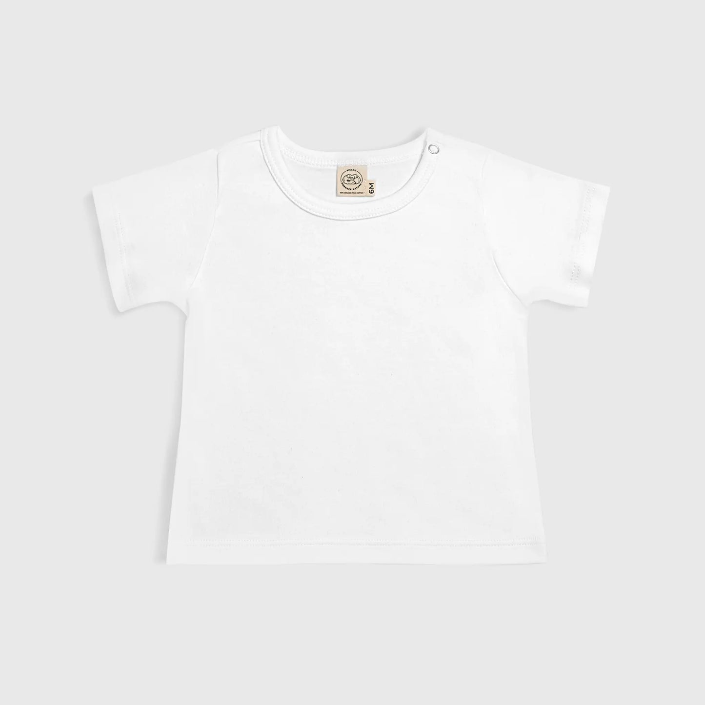 Baby's Organic Pima Cotton Tee color White