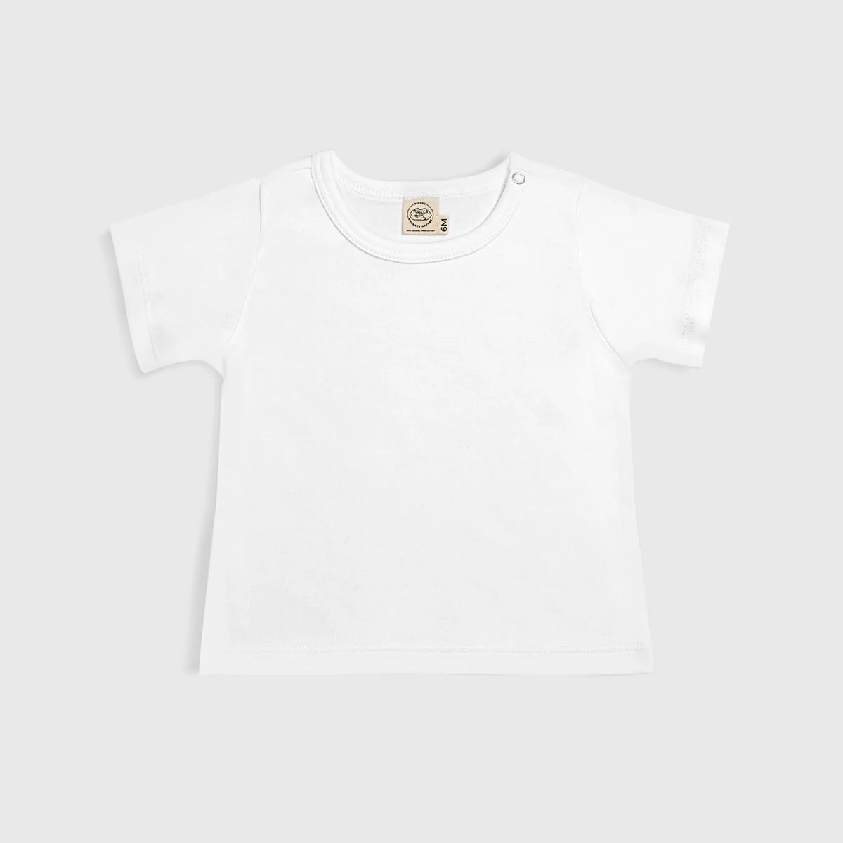 babys sustainable tee color white