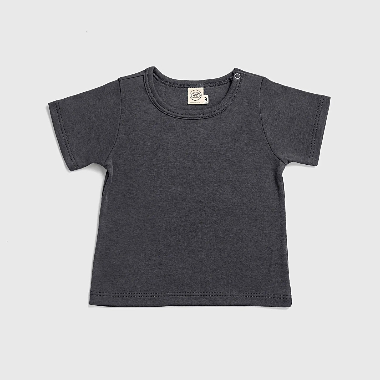 Baby's Organic Pima Cotton Tee color Gray