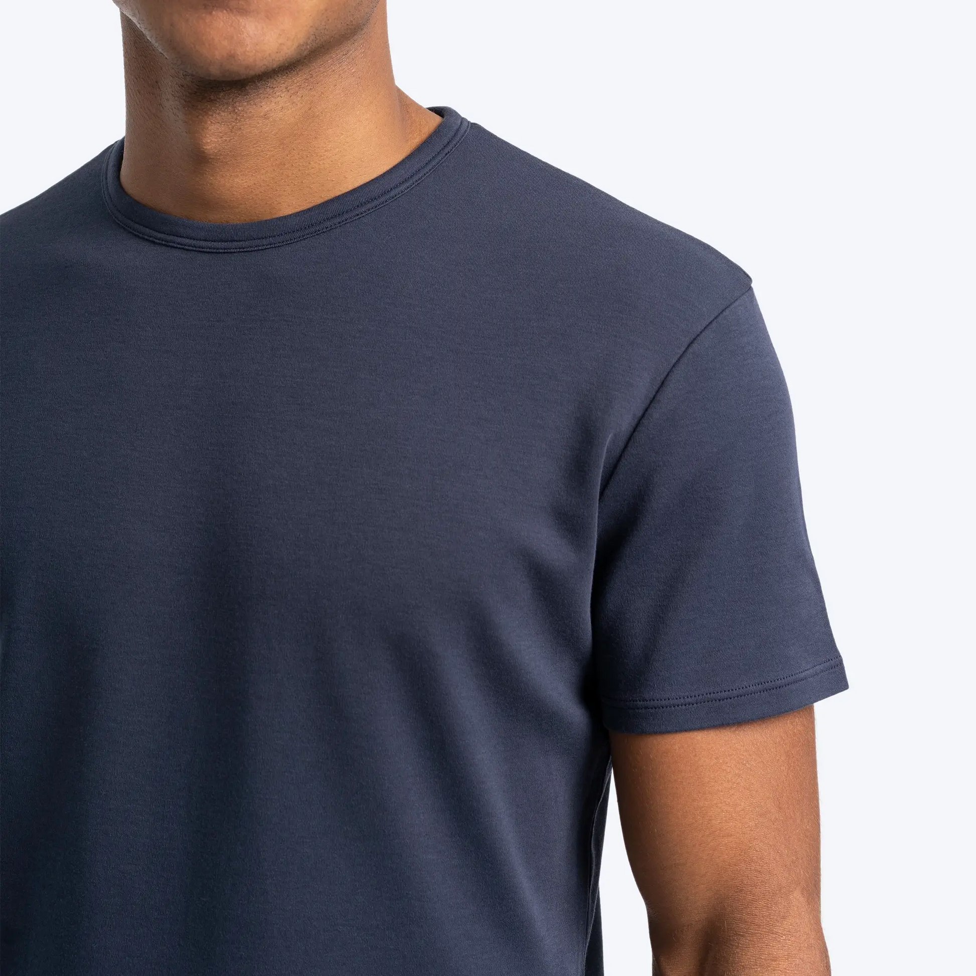 Men's Organic Pima Cotton T-Shirt color Navy Blue