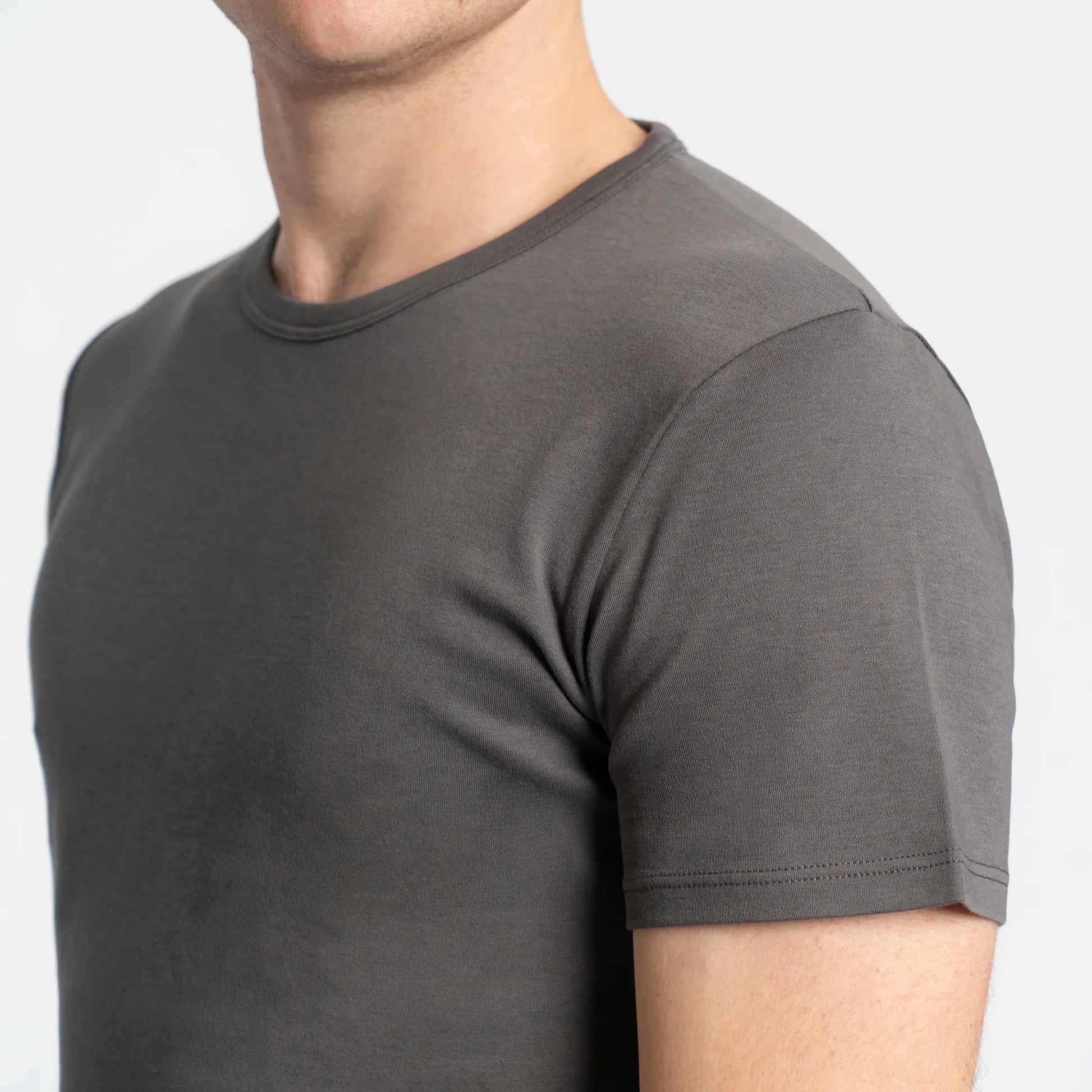 Men's Organic Pima Cotton T-Shirt color Gray