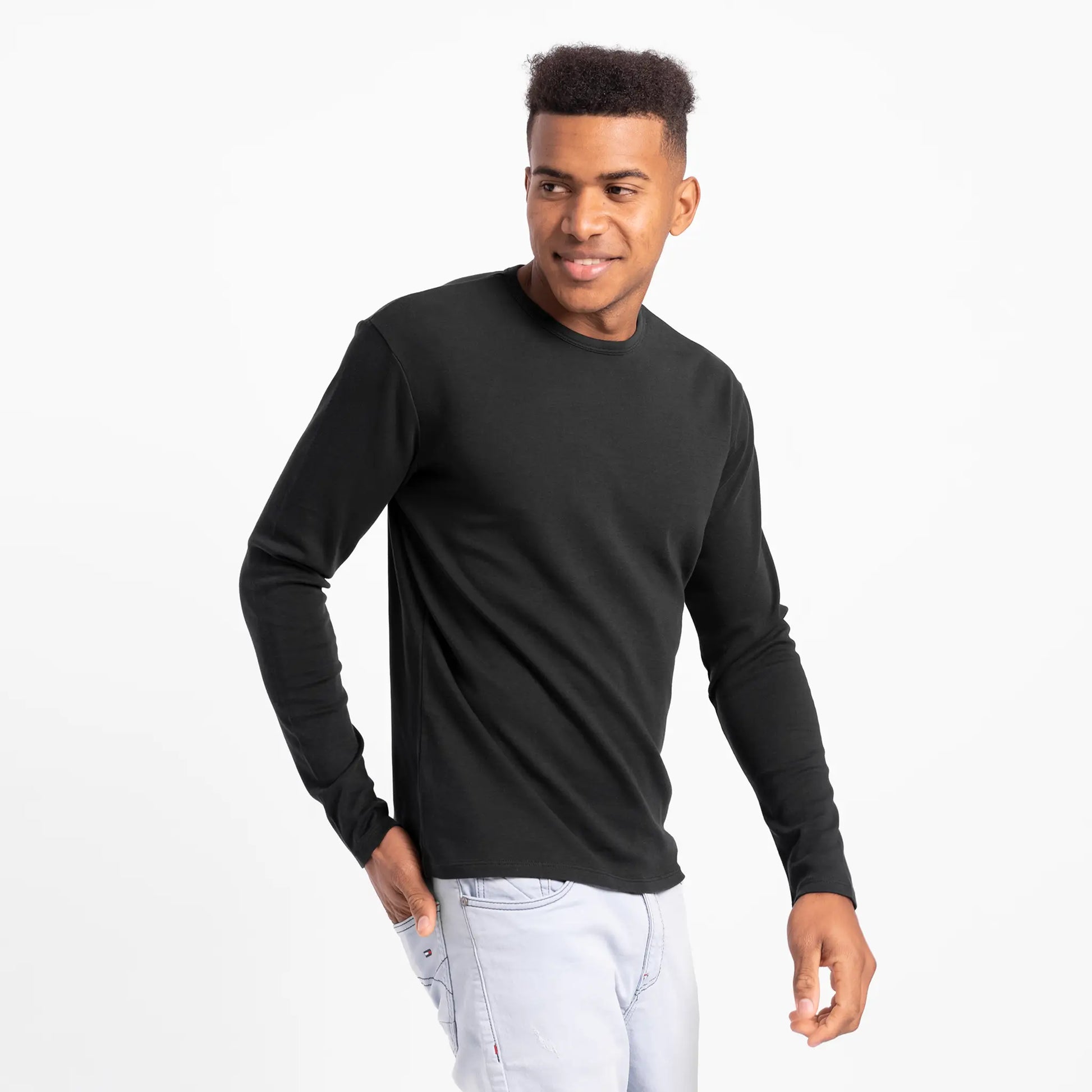 Men's Organic Pima Cotton Long Sleeve Shirt