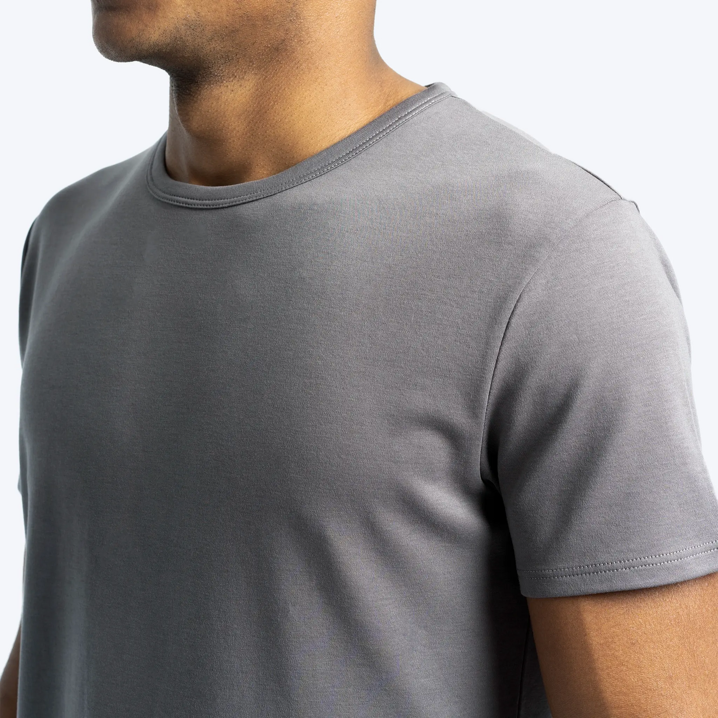 Men's Organic Pima Cotton T-Shirt color Natural Gray