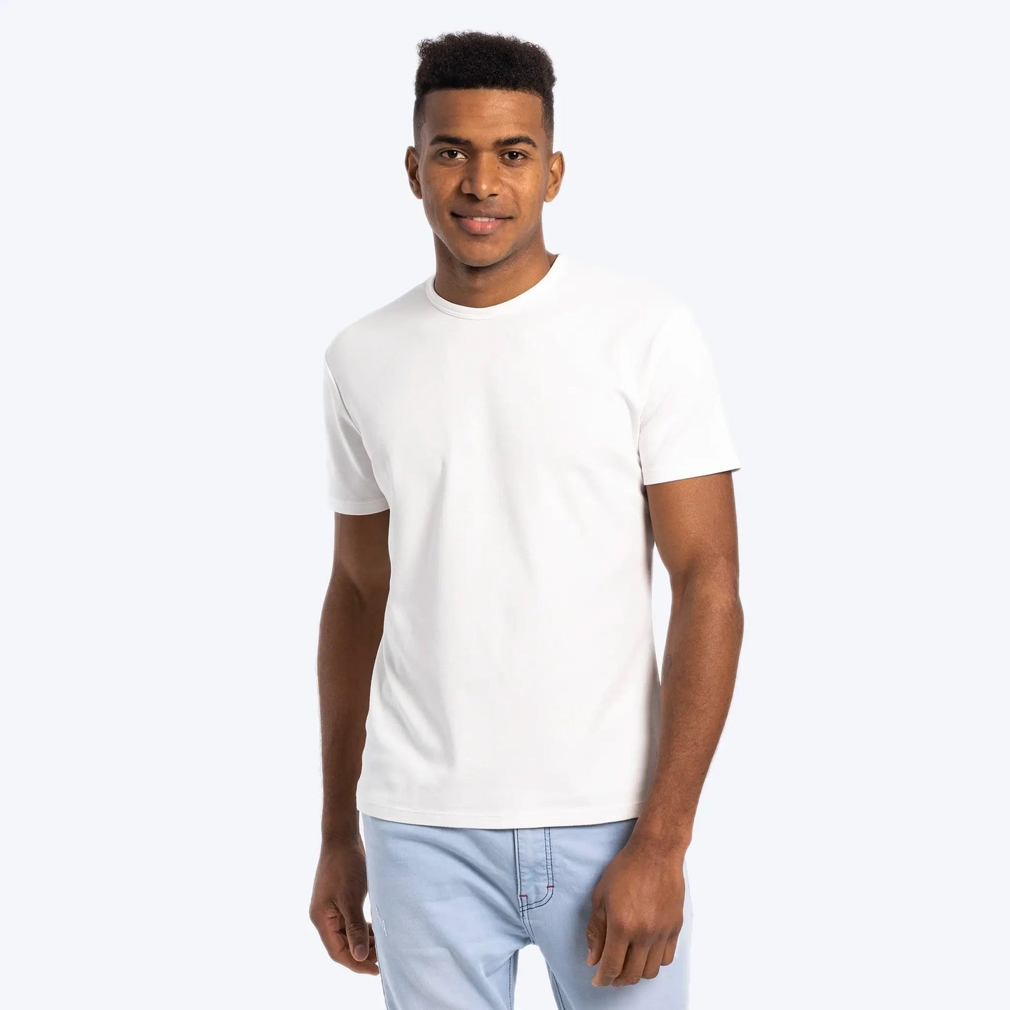 Men's Organic Pima Cotton T-Shirt color White