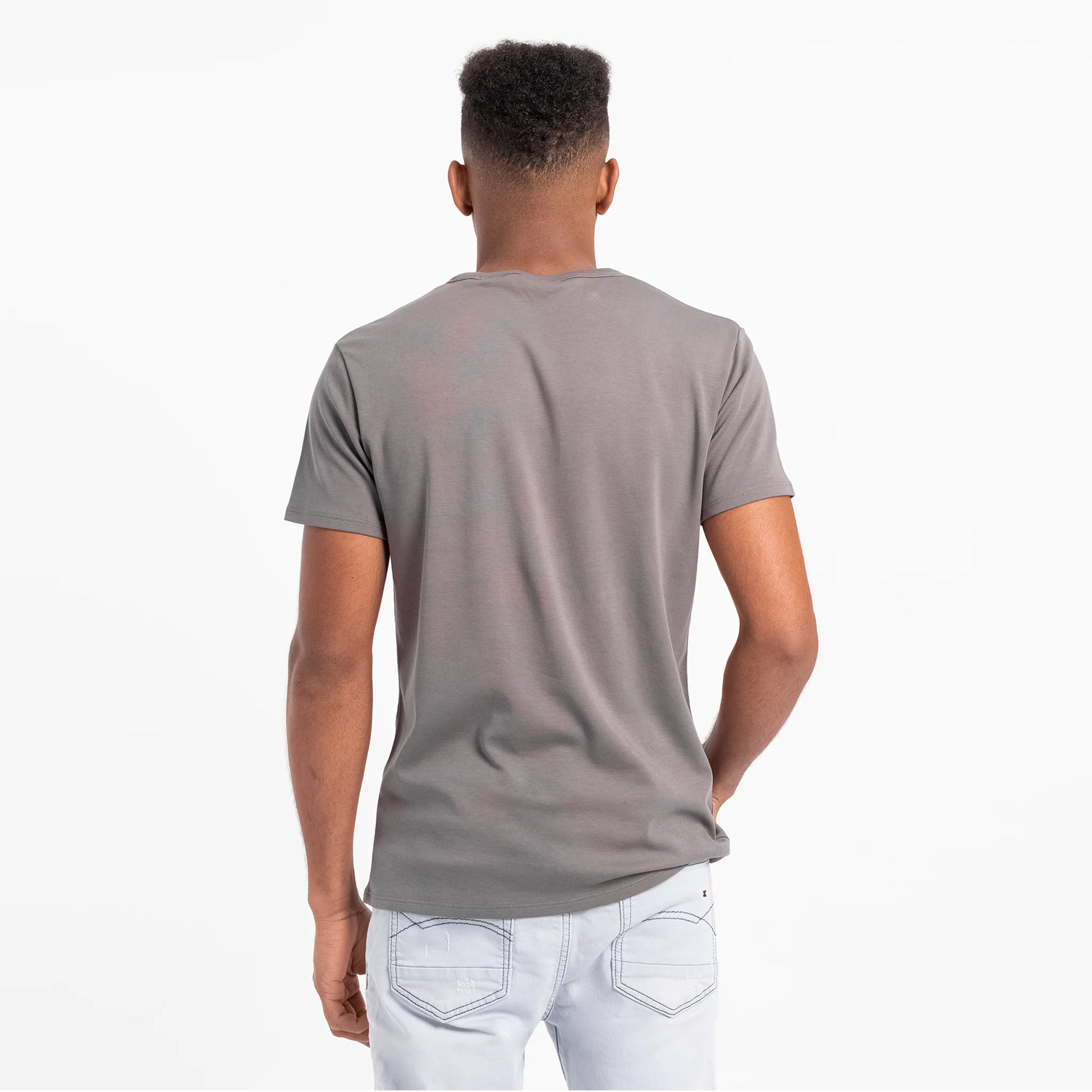 Men's Organic Pima Cotton T-Shirt color Natural Gray