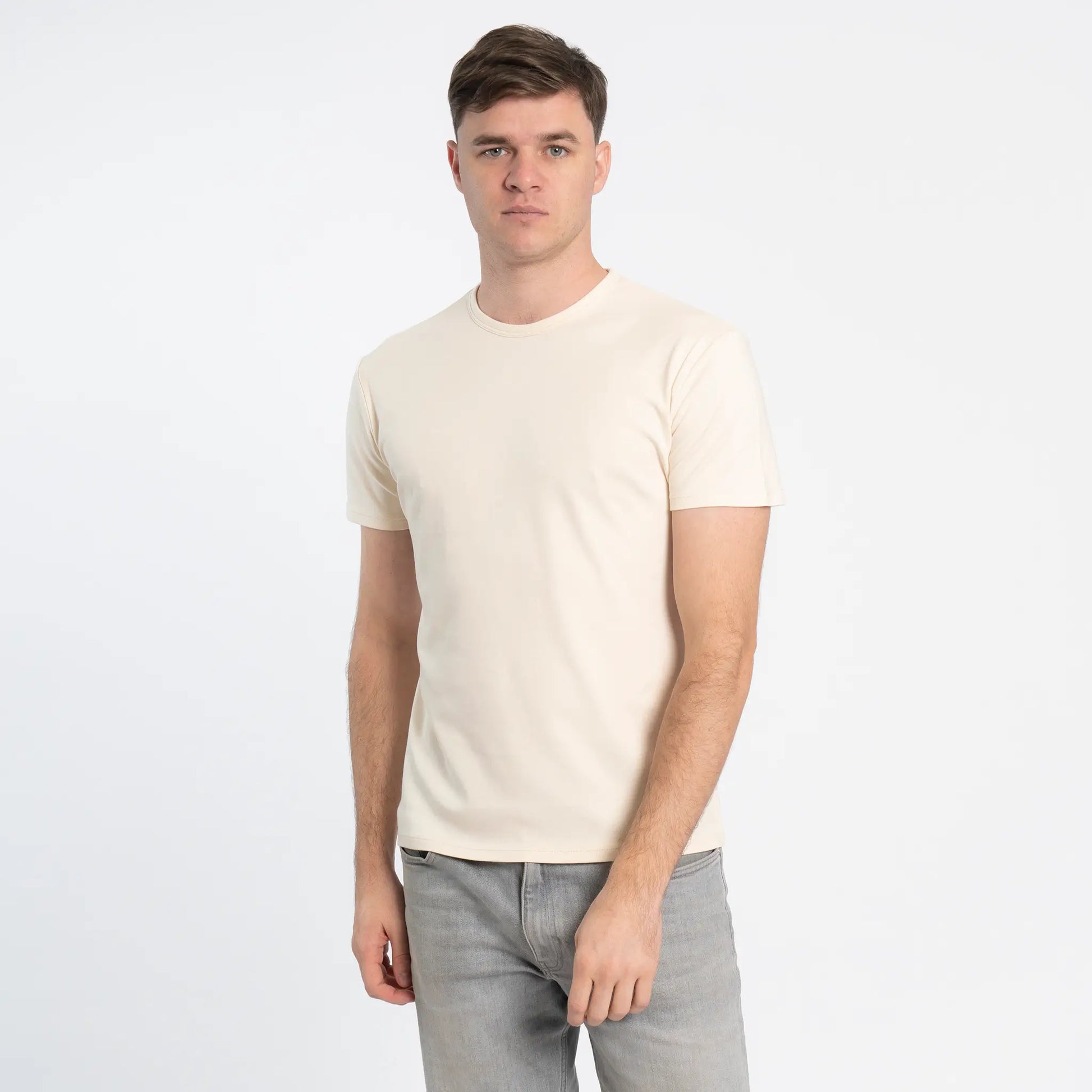 Men's Organic Pima Cotton T-Shirt color Undyed