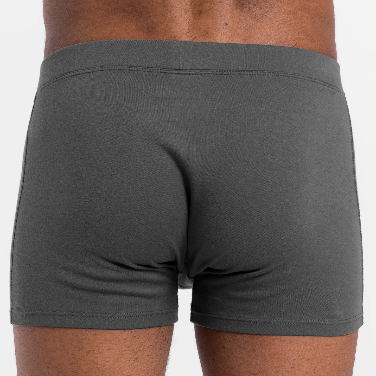 Men's Organic Pima Cotton Boxer Briefs color Gray