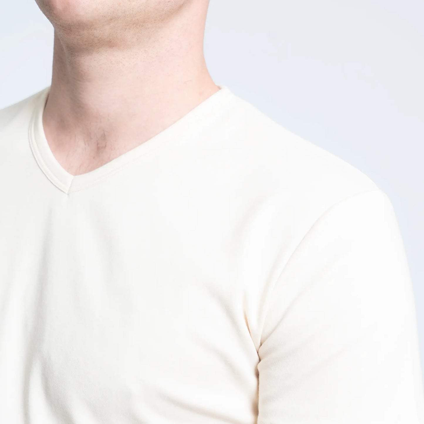 mens versatile design tshirt vneck color Undyed