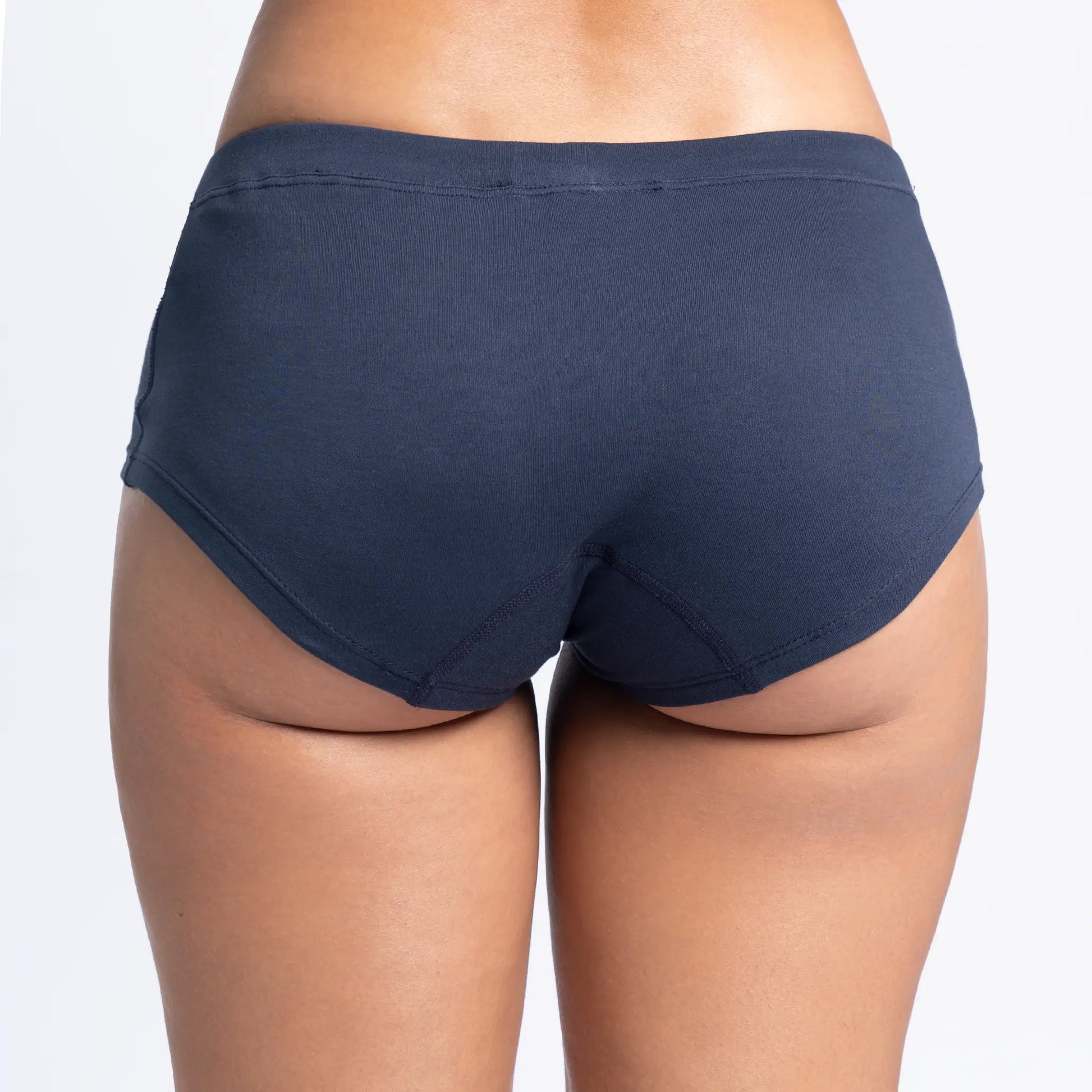 womens all natural panties color navy blue