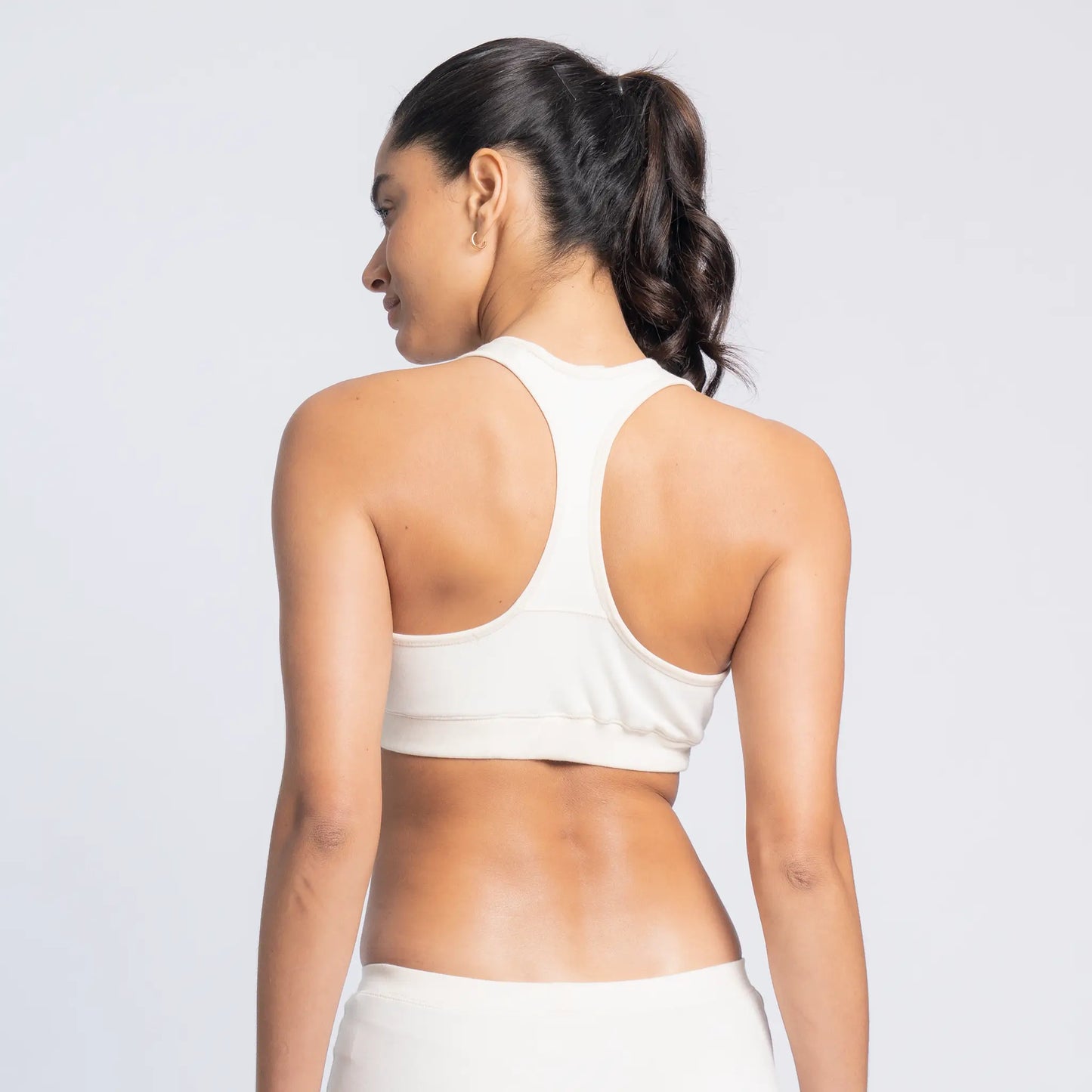 Women's Organic Pima Cotton Bralette color Undyed