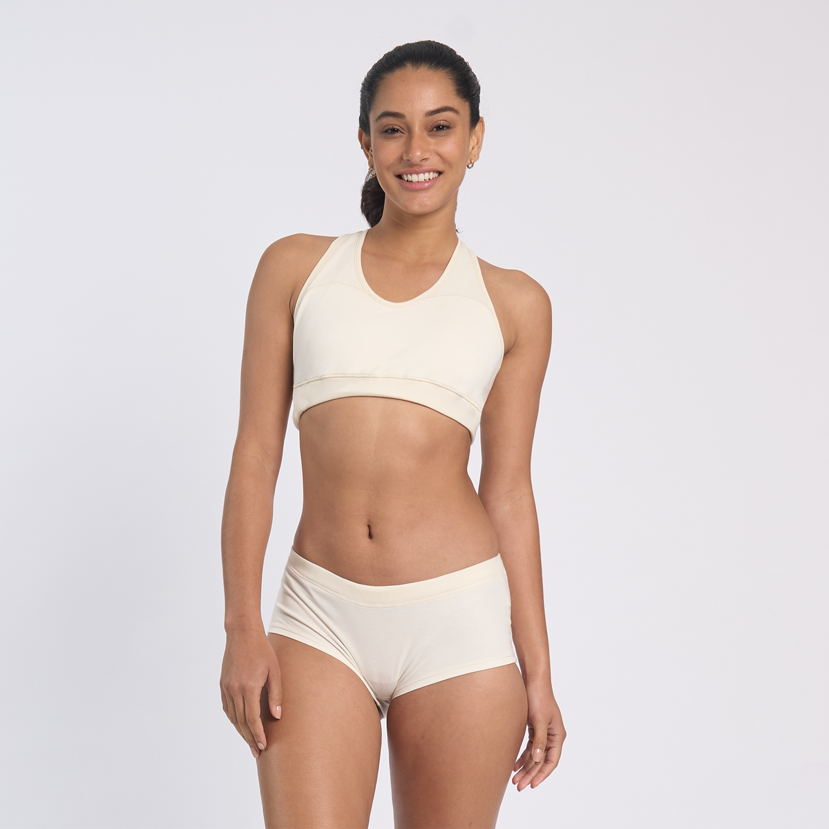 natural Womens breahtable underwear color Undyed