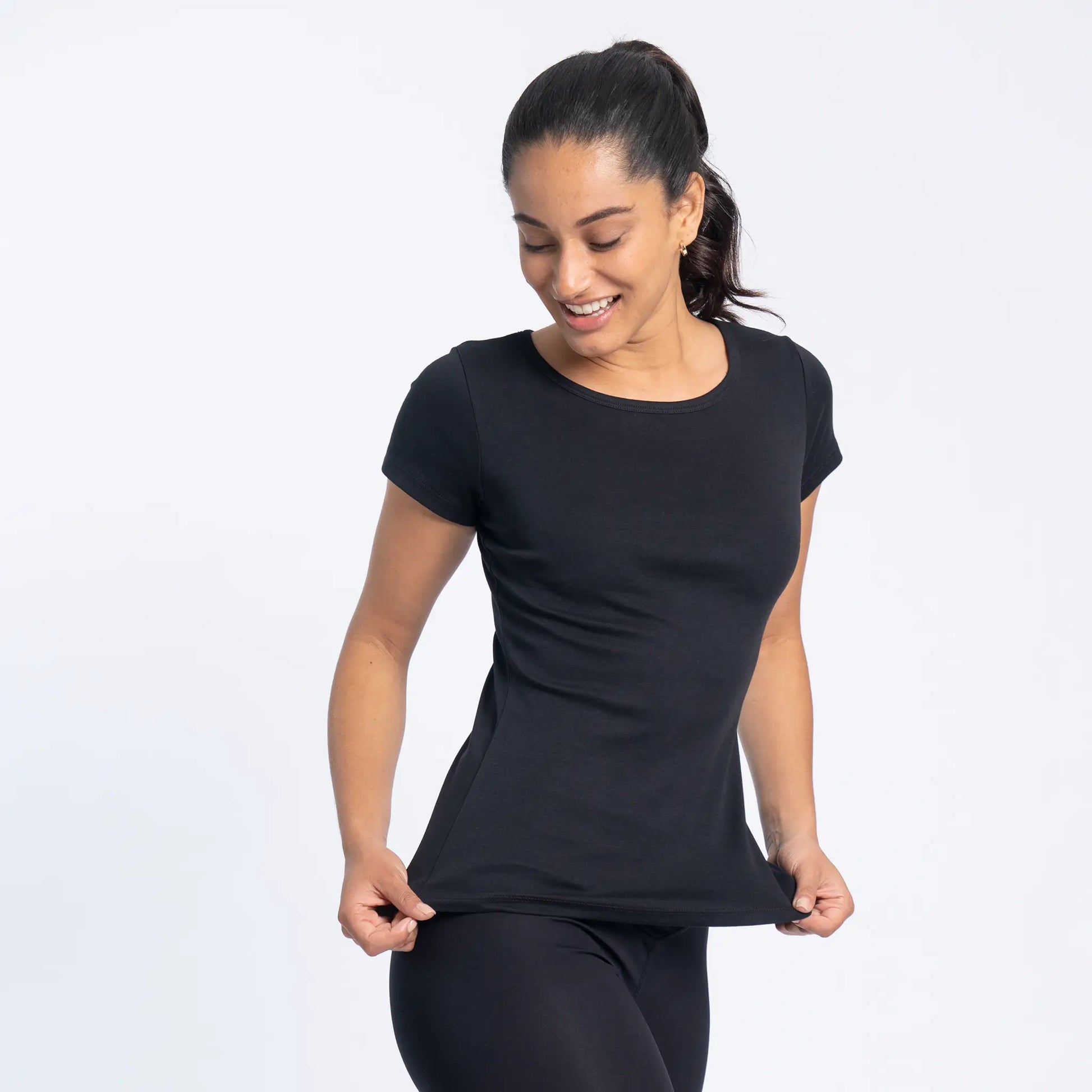 Cotton tee 2024 shirts for women