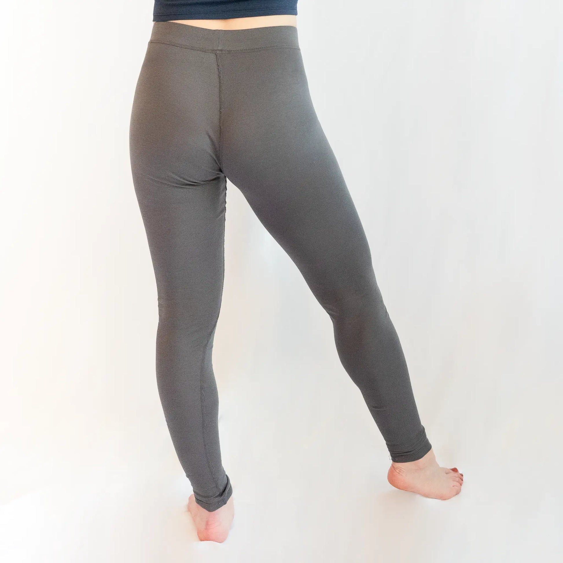 Women's Organic Pima Cotton Leggings color Gray