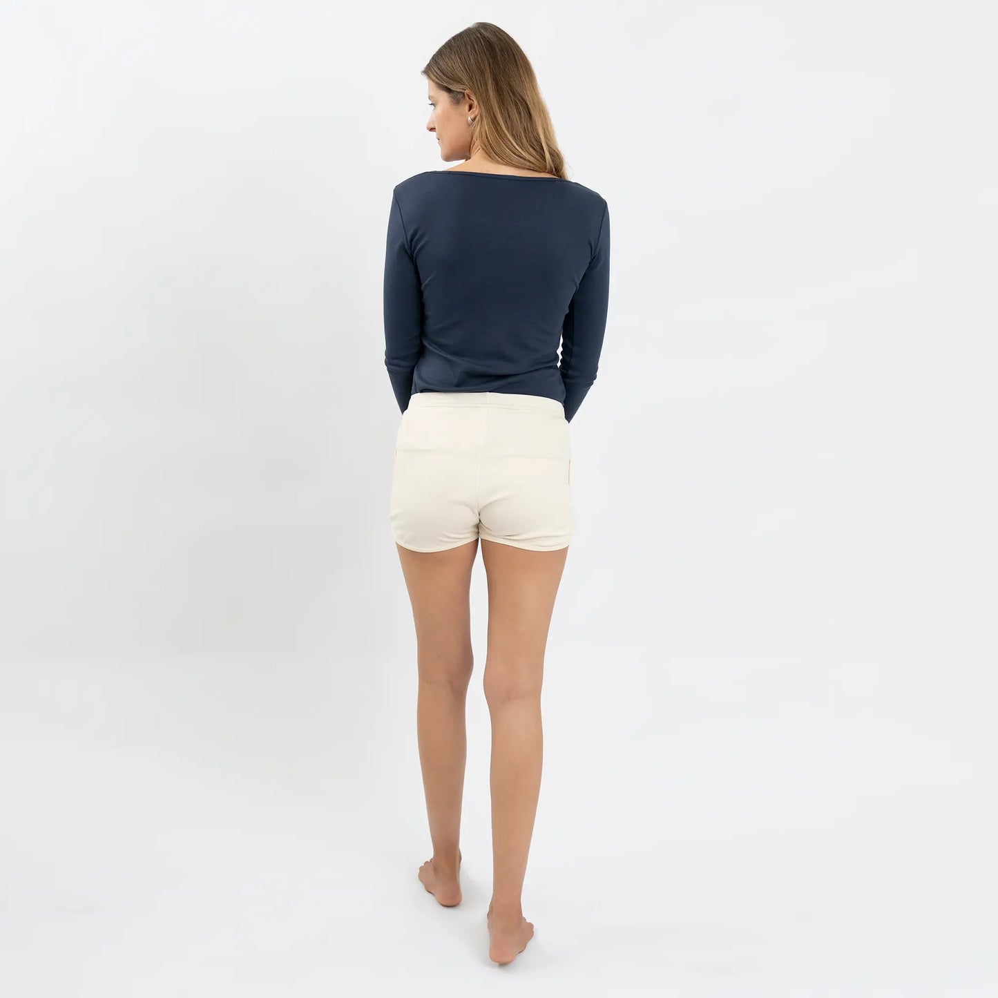 natural womens single origin shorts color Undyed
